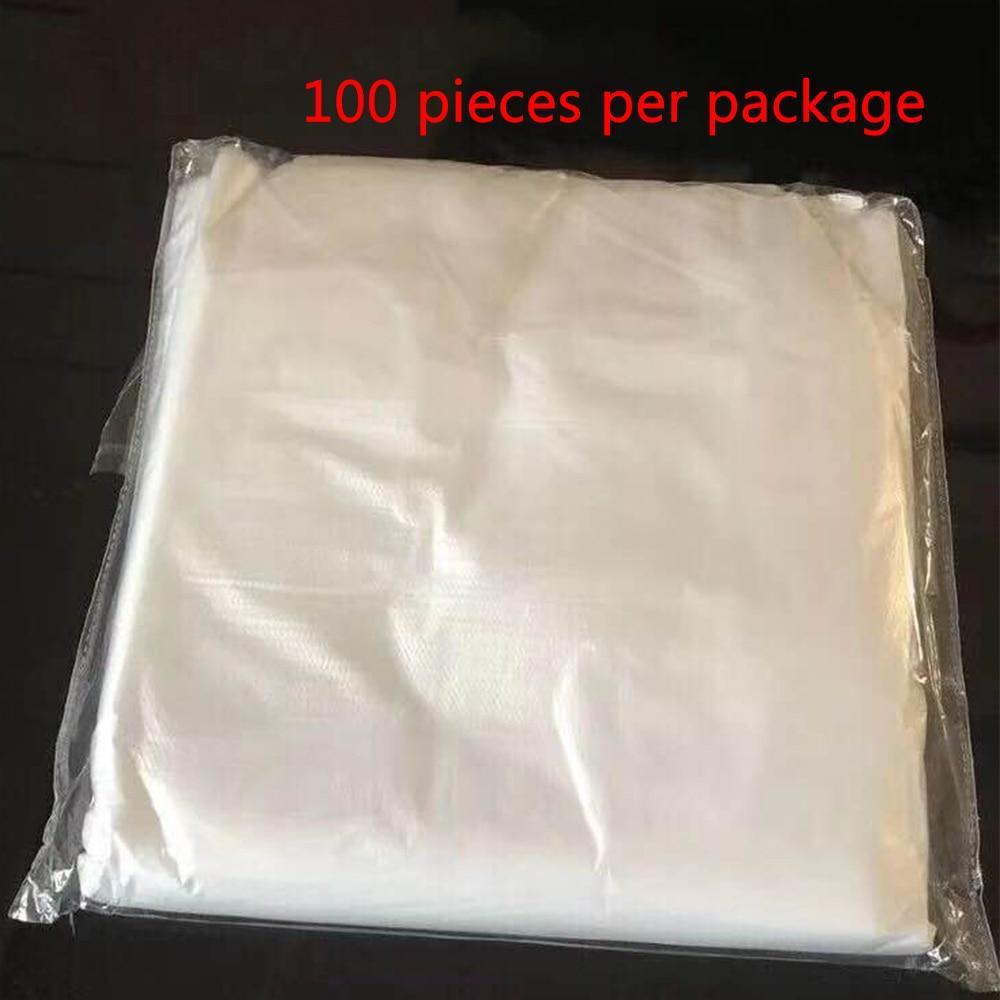 50/100 Pcs Disposable Hairdressing Capes PE Waterproof Apron Cutting Perm Dye Hair Cape Barber Transparent Hairdressing Cloth GreatEagleInc