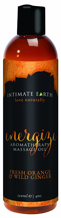 Intimate Earth Energize Massageöl 4 Unzen
