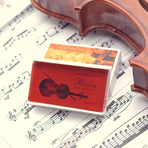 Rosin Violin Rosin 2 pack Big size Rosin Low Dust Natural Rosin for Violin Cello Viola Bows (Red) Sound harbor
