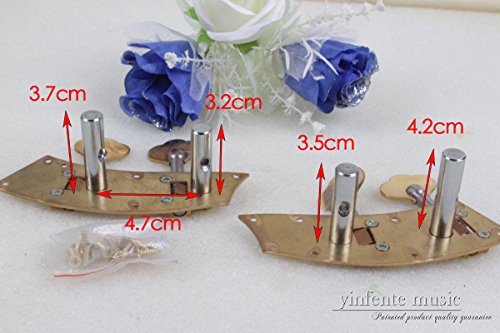 Yinfente 4/4 Cello Peg Full Size Cello Parts Metal Body Machine head String Winder yinfente