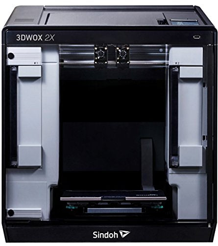 Sindoh - 3D2XQ 3DWOX 2X 3D Printer,Dual Extruder, Wi-Fi Connected, HEPA filter, Flexible Metal Bed Plate (Heated) Sindoh