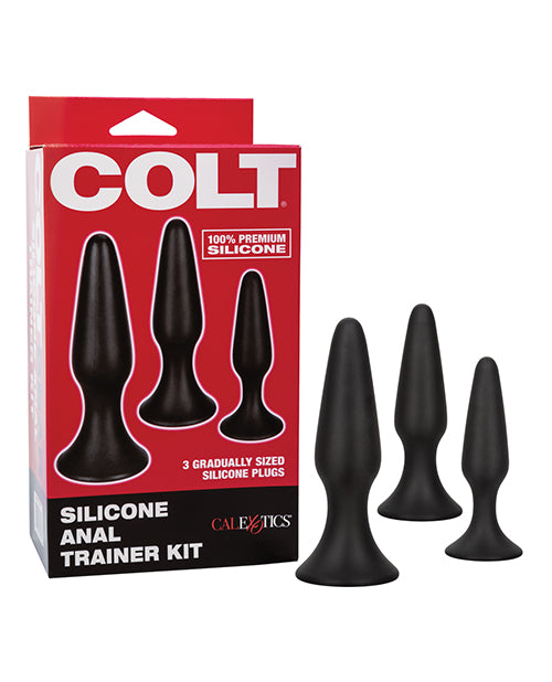 Colt Silikon-Analtrainer-Set – Schwarz