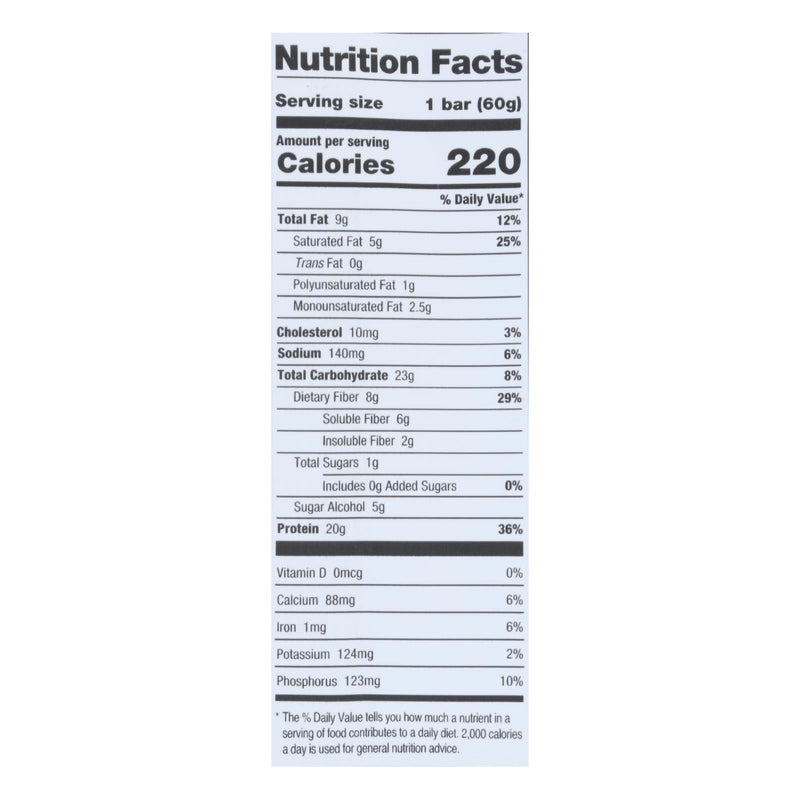 One Peanut Butter Pie Flavored Protein Bar  - Case Of 12 - 60 Grm