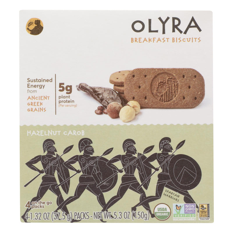 Olyra - Biscuit Hzlenut Carob - Karton mit 6 - 5,3 Unzen