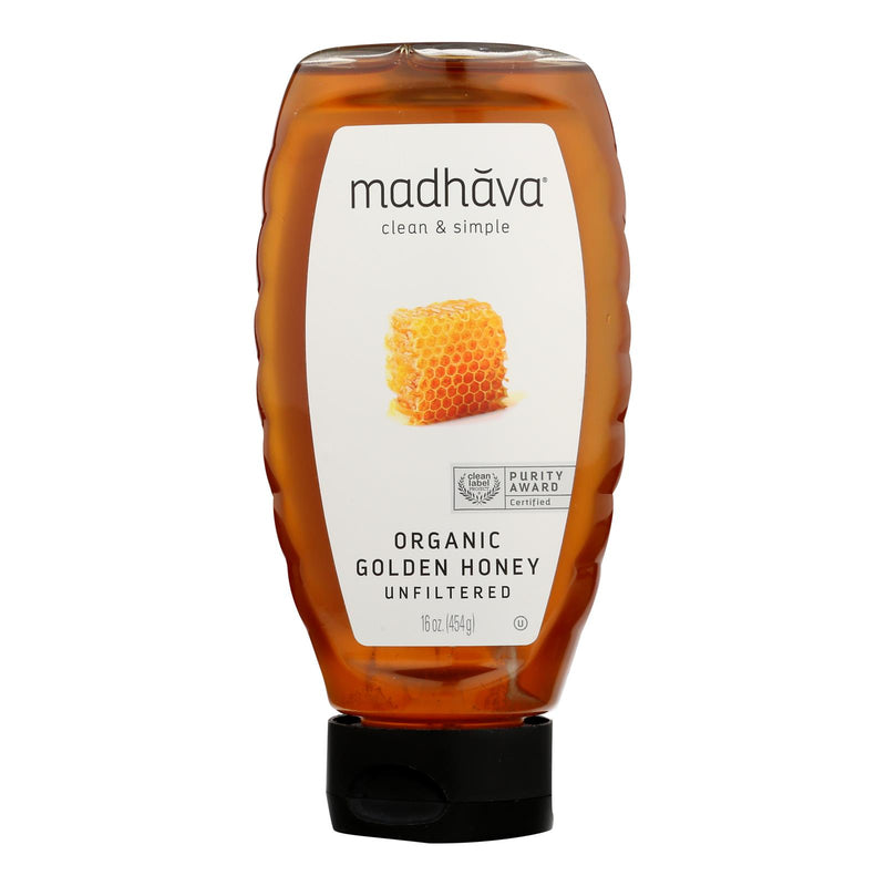 Madhava-Honig – Honey Golden Squz – Karton mit 6 – 17,6 Unzen