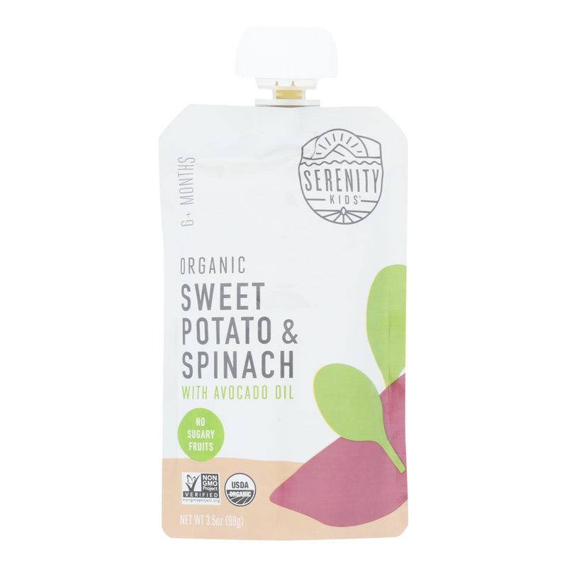 Serenity Kids Llc – Beutel Sweet Pot Spinat – Karton mit 6 – 3,5 Unzen
