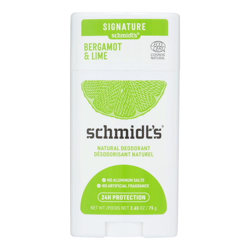 Schmidt's – Deodorant Brgmnt&amp;lme Stk – je 1 – 2,65 Unzen