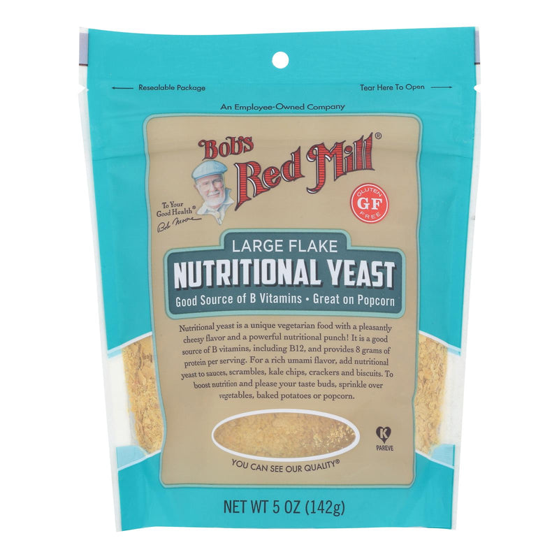 Bob's Red Mill - Yeast Nutritional Lg Flke - Karton mit 4-5 Unzen