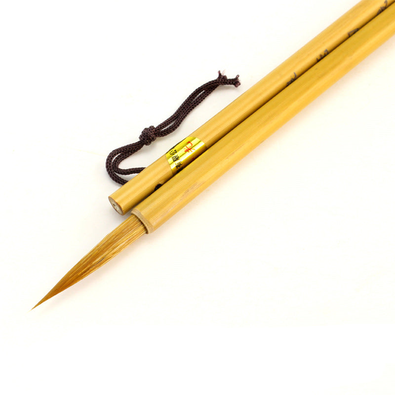 Chinese Calligraphy Pen Set 8pcs Weasel Hair Brush Pen Chinese Small Regular Script Lian Brush Pen Set China