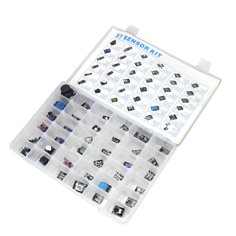 Raspberry Pi 3 Model B+/4B 37 IN 1 Sensors Kit Starter Kit also for UNO R3 for MEGA 2560 DIY Learning Suit