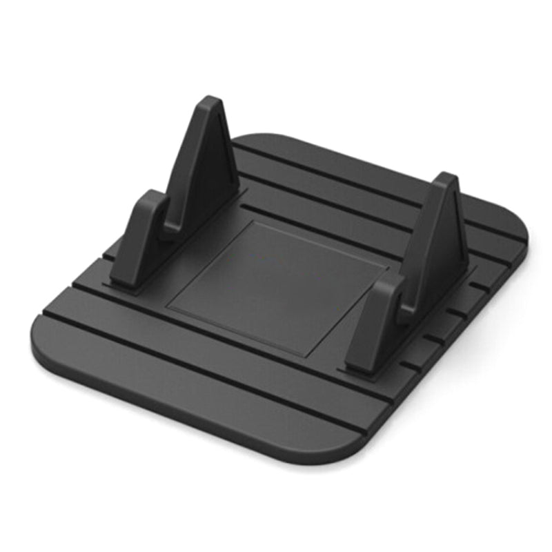 Silicone Car Phone Holder Dashboard Non-slip Mat Mobile Phone Desktop Stand For Samsung Mobile Phone Stand Bracket Black