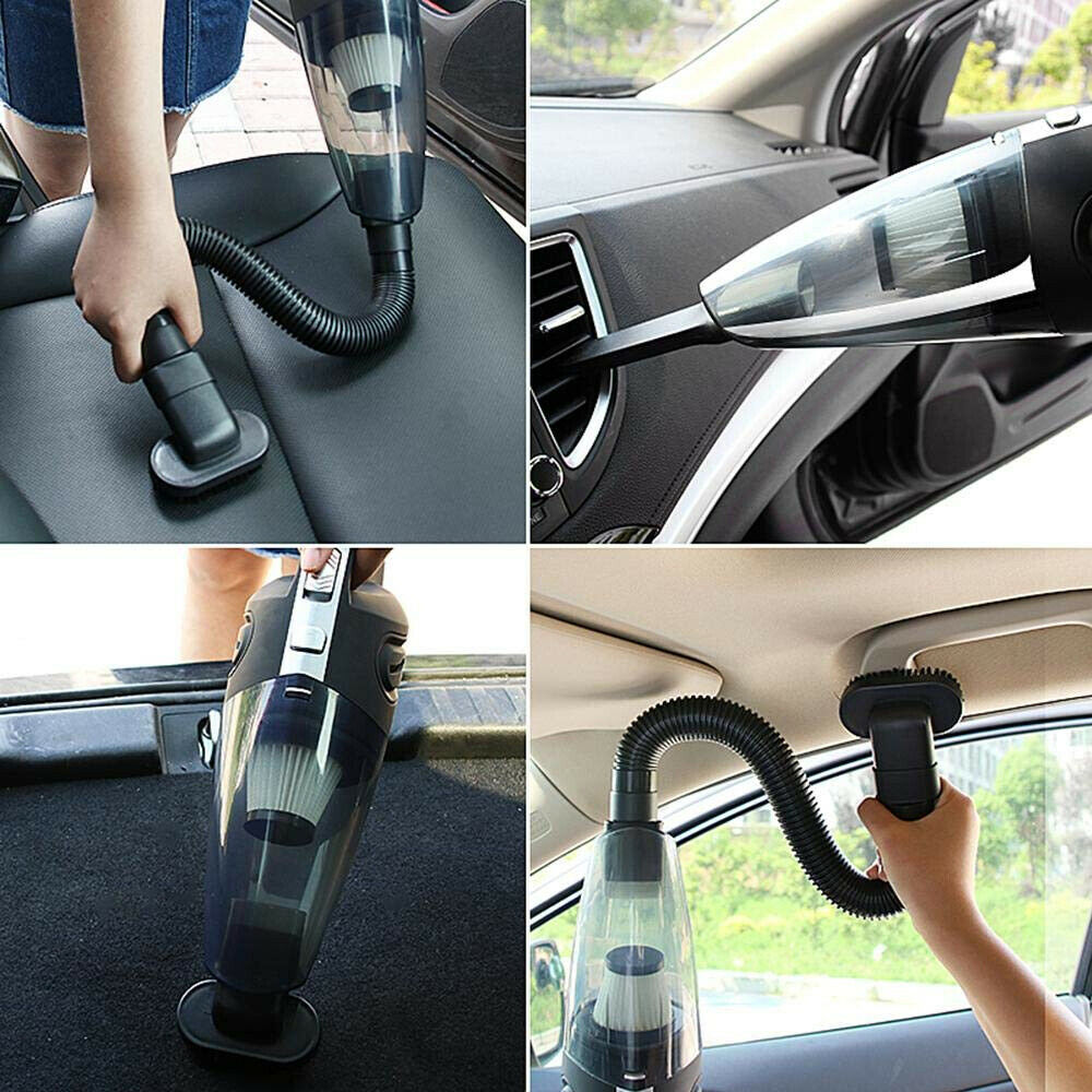 12V Mini Car Vacuum Cleaner 6000Pa Auto Vacuum Cleaner 120W Car Interior Vacuum Cleaner Handheld Vacuum Cleaner For Wet And Dry