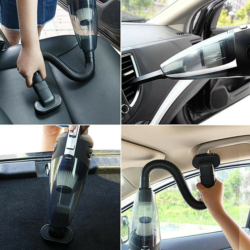 12V Mini Car Vacuum Cleaner 6000Pa Auto Vacuum Cleaner 120W Car Interior Vacuum Cleaner Handheld Vacuum Cleaner For Wet And Dry