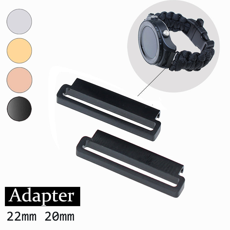 2pc Wrist Watch Band Adapter Connector 22mm 20mm Smart Watchband Connector Parts for Huawei Samsung Smartwatch Belt