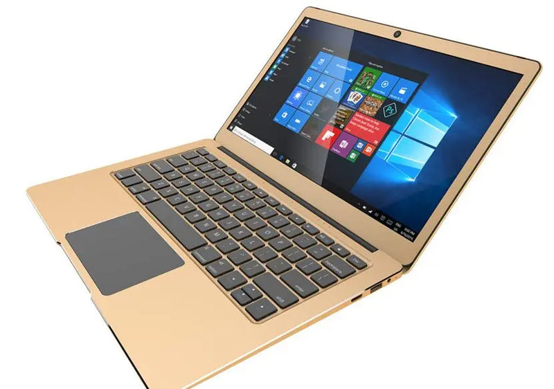 6GB DDR3 64GB+128GB EMMC 14 inch Intel Celeron N3450 Quad Core HD IPS Graphics 500 GAMING Laptop fast run games multi-language (Gold Intel Celeron) - GreatEagleInc