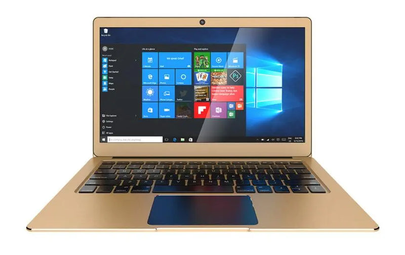 6GB DDR3 64GB+128GB EMMC 14 inch Intel Celeron N3450 Quad Core HD IPS Graphics 500 GAMING Laptop fast run games multi-language (Gold Intel Celeron) - GreatEagleInc