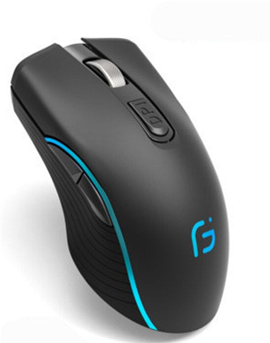 Rechargeable Mouse 2.4G Wireless Mute Ergonomic Mouse 3600DPI Colorful Breathing Light Mice for Gaming Office Laptop Pc and Mac