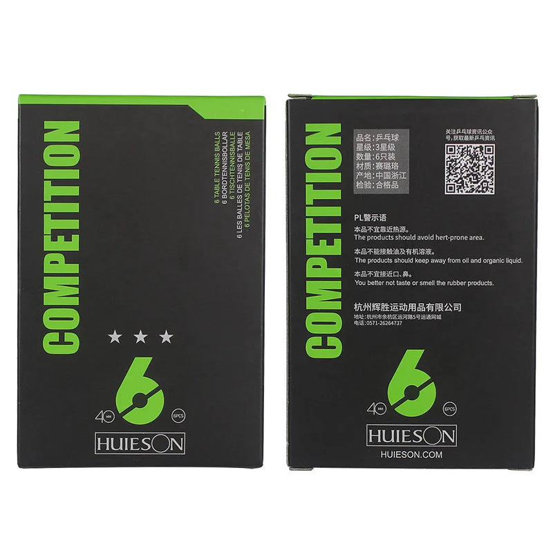 6pcs/bag Professional Table Tennis Ball 40mm Diameter 2.9g 3 Star Ping Pong Balls for Competition Training Low Price