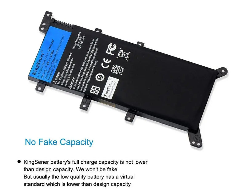 7.5V 37WH KingSener C21N1347 New Laptop Battery For ASUS X554L X555 X555L X555LA X555LD X555LN X555MA 2ICP4/63/134 C21N1347