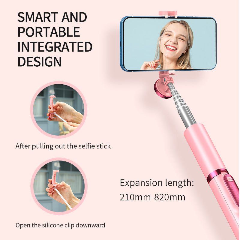 X-MY(Suit): Latest Tripod for Phone with Makeup Mirror Fill Light,Monopod Stabilizer Selfie Stick,Huawei Smartphone