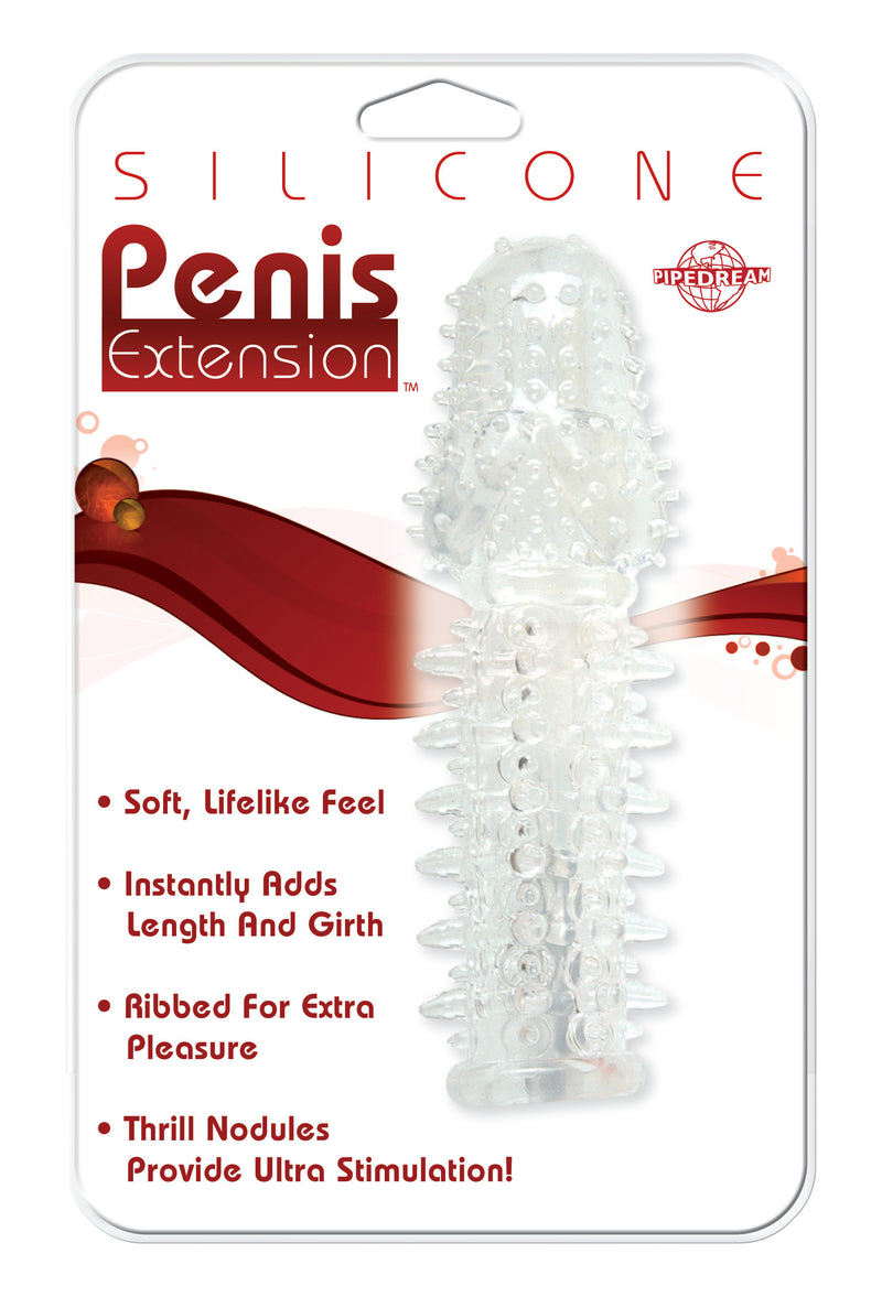 Penisverlängerung aus Silikon, transparent