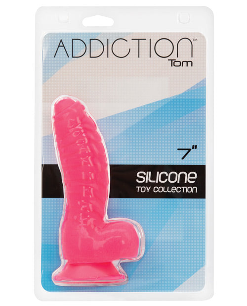 Addiction Tom 7"-Dildo - Hot Pink