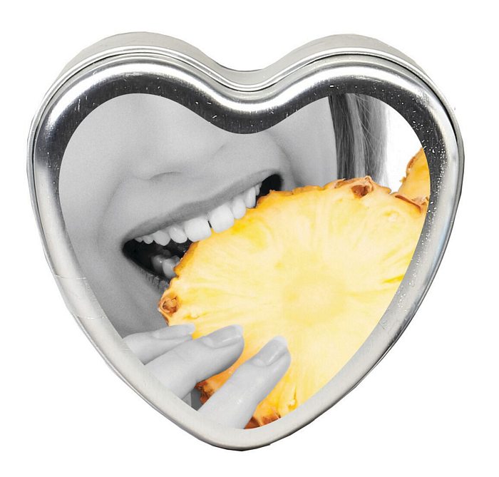 Candle 3-in-1 Heart Edible 4.7 Oz