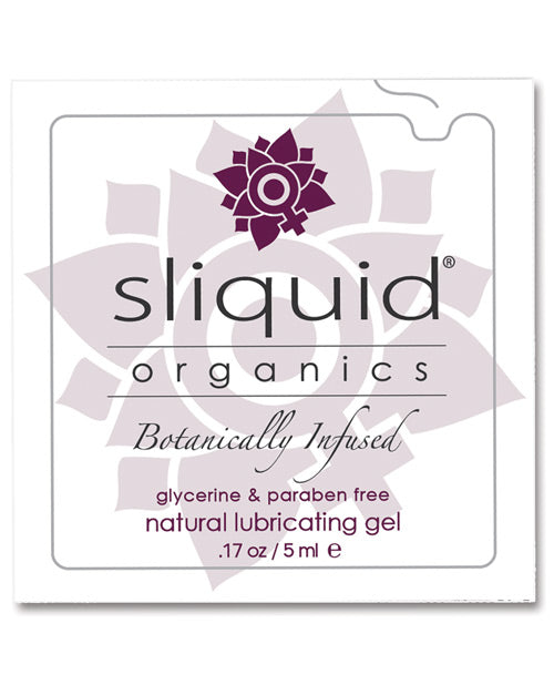 Sliquid Organics Natürliches Gleitgel – 0,17 Unzen Kissen