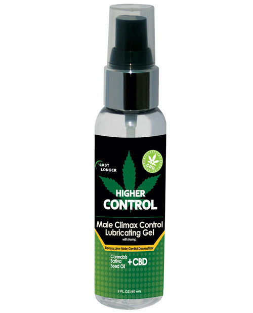 Higher Control Climax Control Gel für Männer mit Hanfsamenöl – 2 Unzen