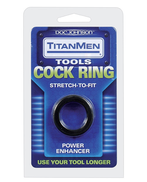Titanmen Tools Cock Ring - Black