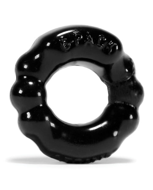 Oxballs Atomic Jock 6er-Pack geformter Cockring – transparent