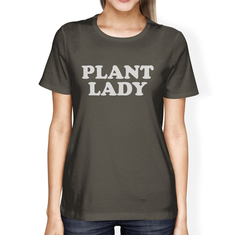 Inc Plant Lady Women's Dark Grey Cool Summer T Shirt Simple Design