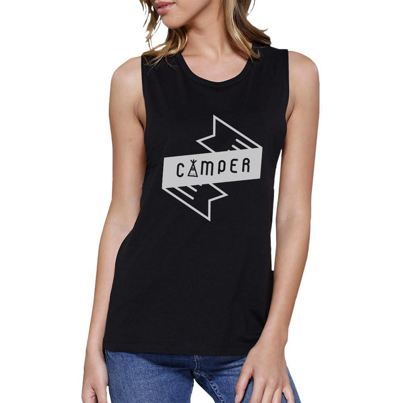 Camper Muscle Tee Cute Graphic Design Tank Tops For Summer Trip