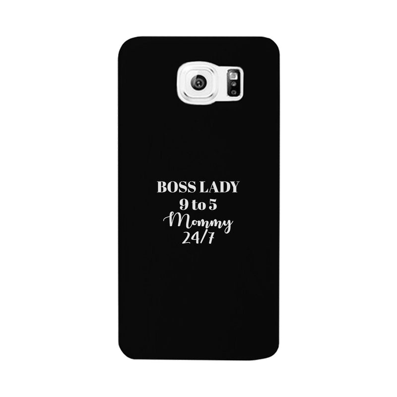 Boss Lady Mommy White Phone Case For Moms Funny Mothers Day Gift