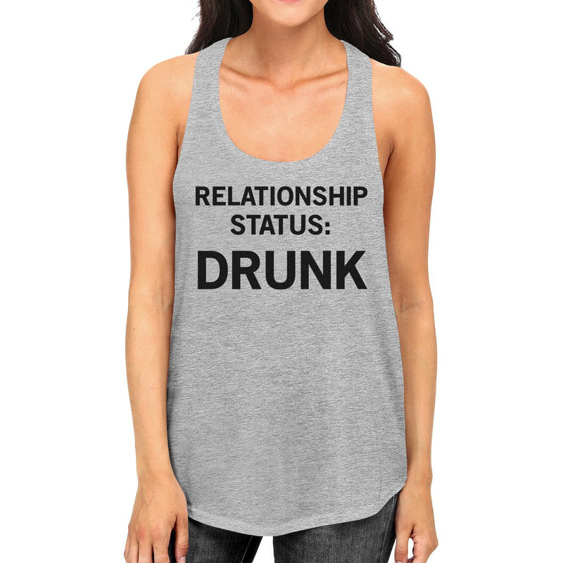 Relationship Status Womens Cotton Tanks Unique Design Graphic Tanks