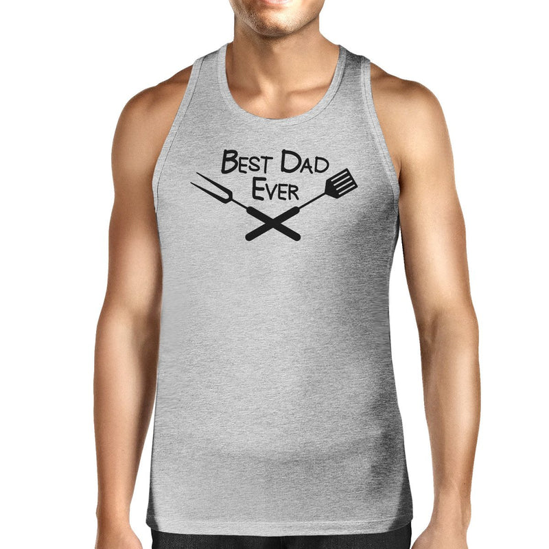 Best Bbq Dad Mens Grey Funny Design Graphic Tanks Unique Dad Gifts