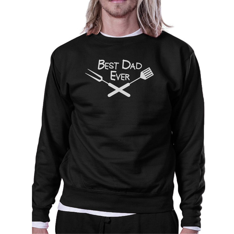 Best Bbq Dad Black Funny Design Sweatshirt Gifts For Barbeque Dad