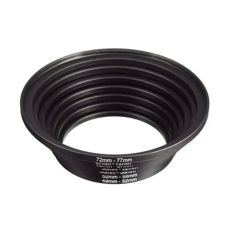 7PCS-Lens-Adapter-Filter-Set-Metal-Step-Up-Rings-49-52-55-58-62-67-72-77mm-Adapte-49-77mm-Lens-ring-A1M5-Universal-Aluminum-U0Q1-GreatEagleInc-334098776