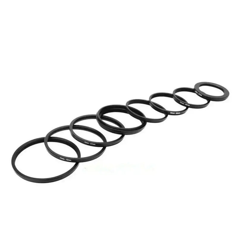 7PCS-Lens-Adapter-Filter-Set-Metal-Step-Up-Rings-49-52-55-58-62-67-72-77mm-Adapte-49-77mm-Lens-ring-A1M5-Universal-Aluminum-U0Q1-GreatEagleInc-334098867