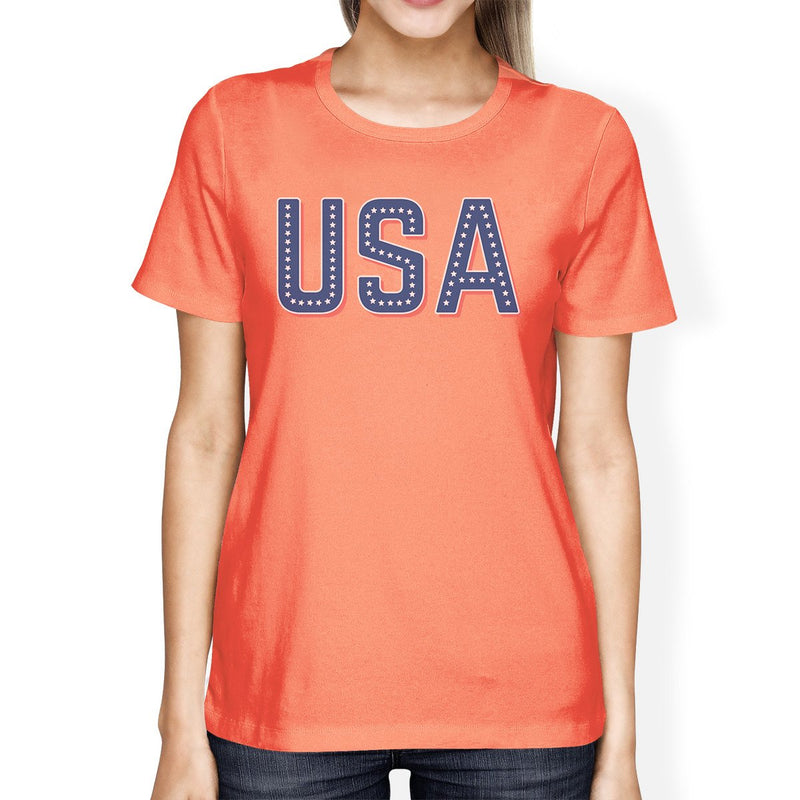 USA With Stars Funny Independence Tee Humorous Four Of July Gifts