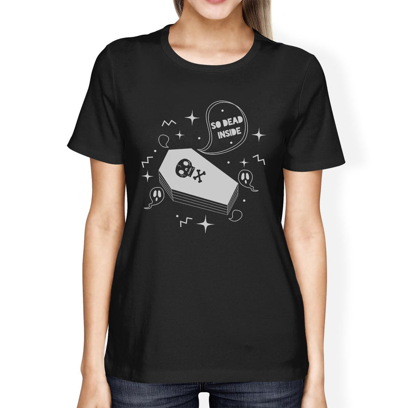 So Dead Inside Coffin Womens Black Shirt