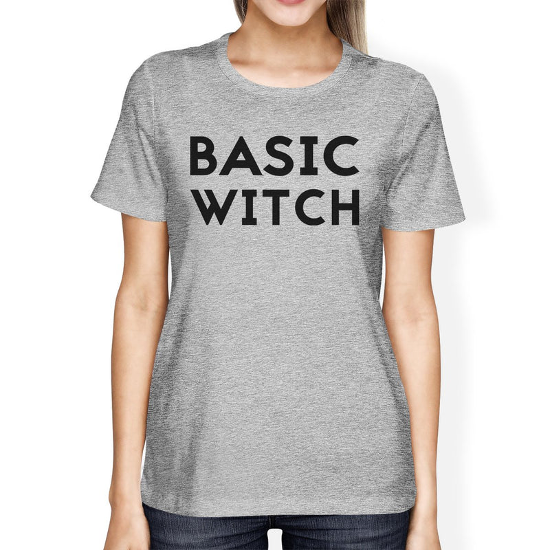Basic Witch Womens Grey Shirt