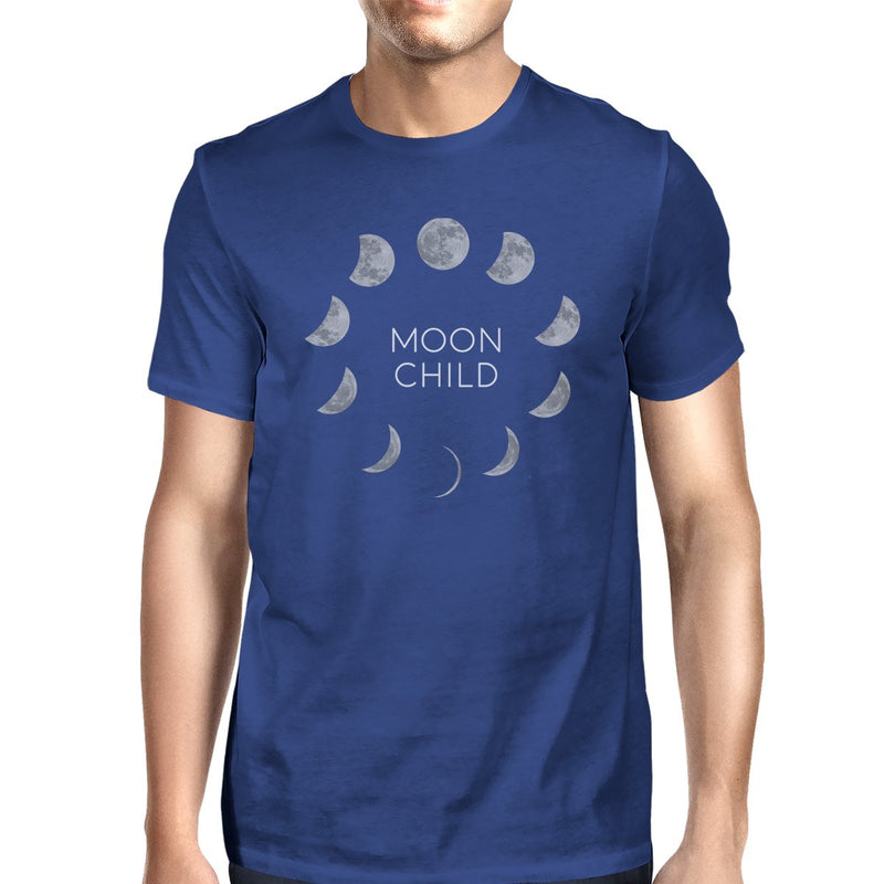 Moon Child Mens Royal Blue Shirt