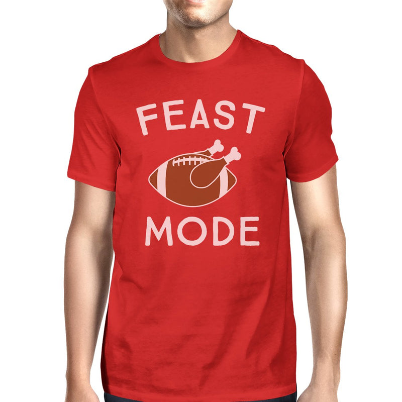 Feast Mode Mens Red Shirt
