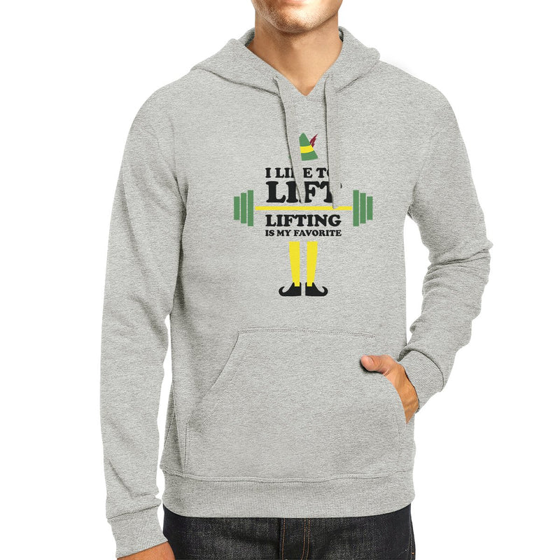 I Like To Lift Lifting Is My Favorite Grey Hoodie