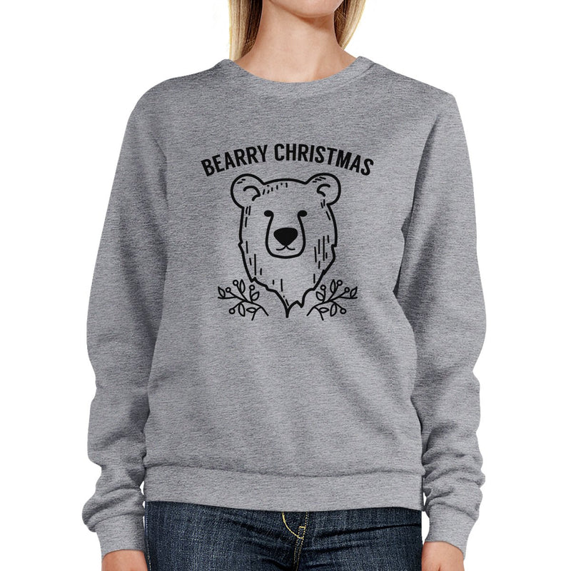 Bearry Christmas Bear Grey Sweatshirt