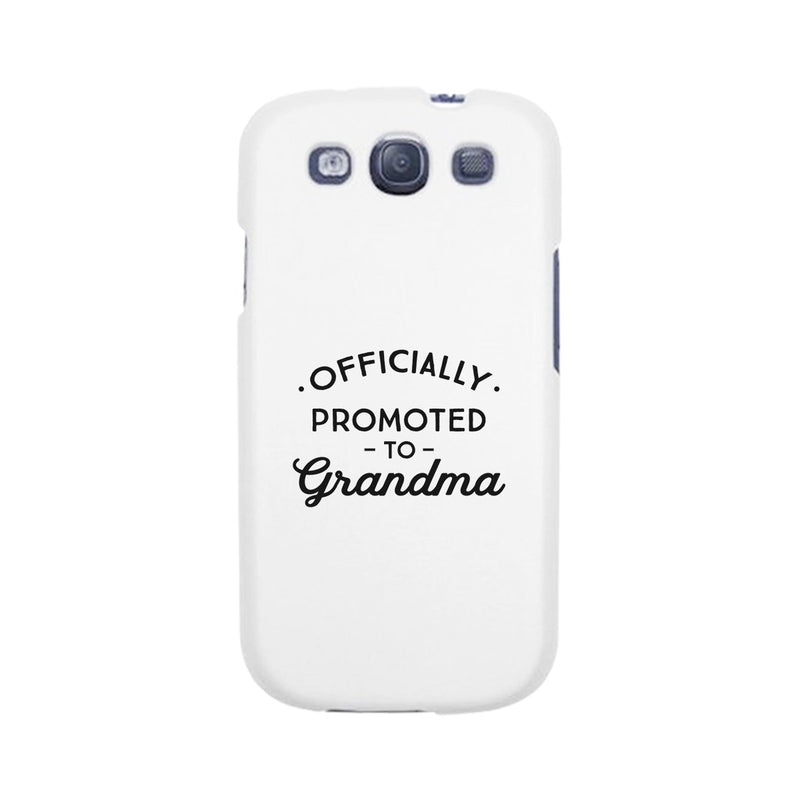 Officially Promoted To Grandma White Phone Case