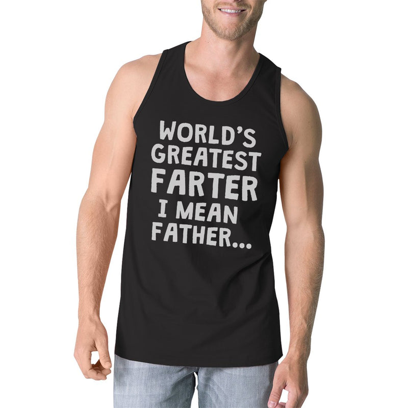Farter Father Mens Super Cute Fathers Day Sleeveless Top Best Gift