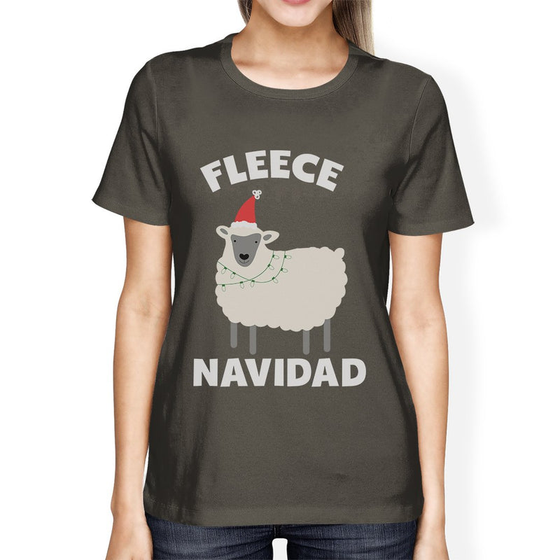 Fleece Navidad Womens Funny Christmas In July Gift For Her T-Shirt