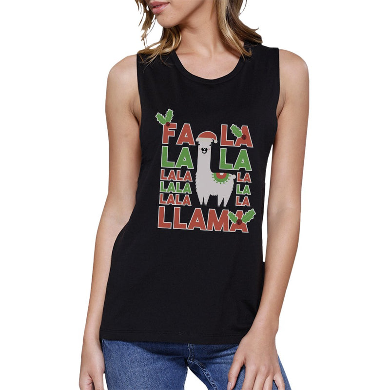 Falala Llama Womens Muscle Shirt
